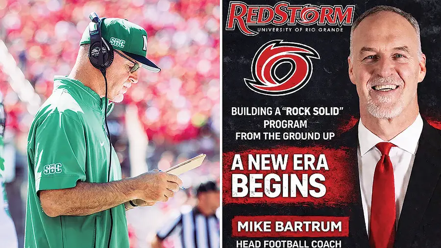 NFL veteran Mike Bartram hired to lead Rio Grande football team