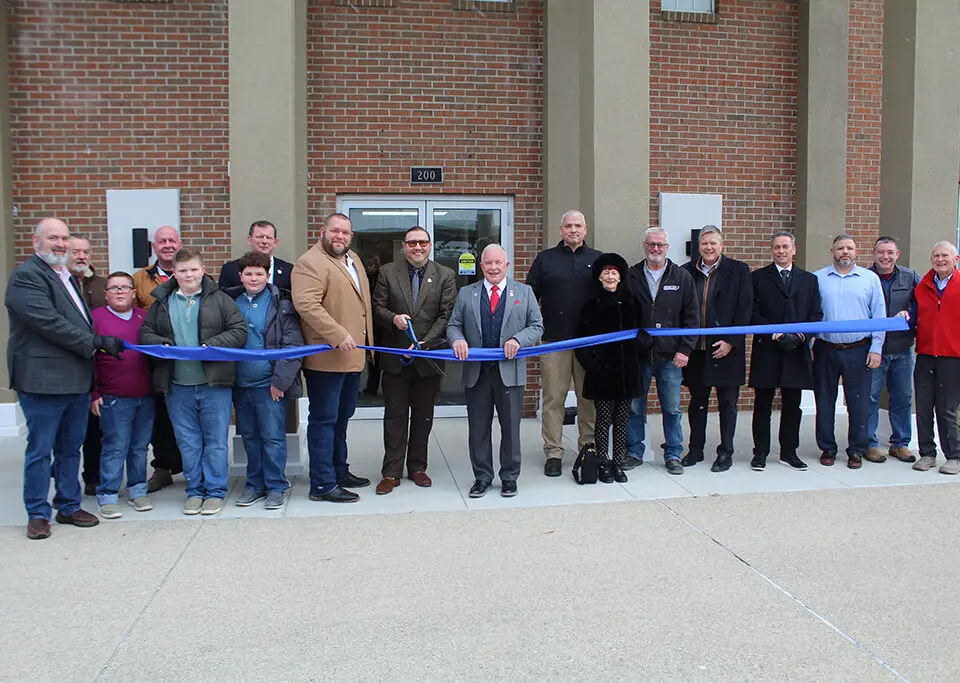 At last, the Jackson County Board of Commissioners have their own operational facilities! Recently, the Board held a ribbon-cutting ceremony and Open House to officially commemorate the last stages of project completion, after which the Commissioners will begin holding their meetings and receiving visiting dignitaries at the new 200 E. Main St. location in downtown Jackson. The event was well attended by numerous partners of the Commissioners, including Congressman David Taylor, State Representative Jason Stephens, contractors and figures of local administration and economic development agencies. (Telegram Photo by Alex Shope)